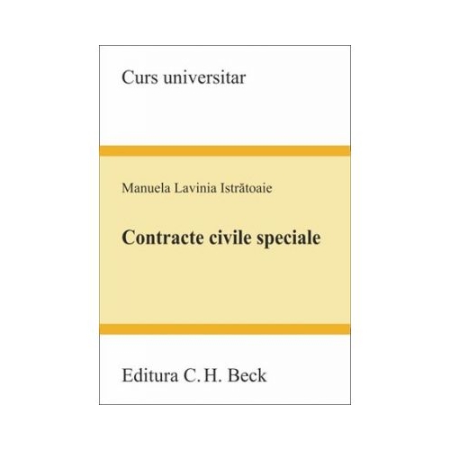 Contracte civile speciale (Manuela Lavinia Istratoaie)
