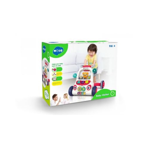 Antemergator multicolor si centru cu activitati interactive, Hola