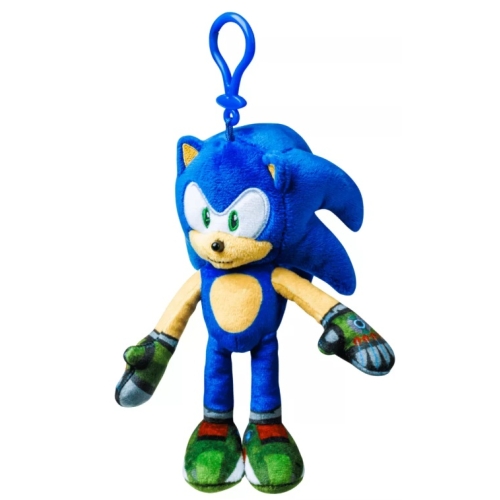 Jucarie de plus cu agatatoare 15 cm Sonic Prime Sonic strip, diverse modele