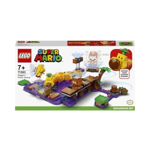 LEGO Super Mario, Set de extindere. Mlastina otravita a lui Wiggler 71383, 374 piese | 5702016913262