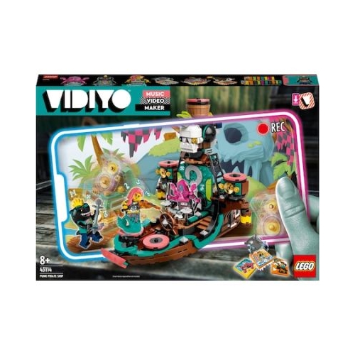 LEGO Vidiyo Punk Pirate Ship 43114, 615 piese | 5702016911978