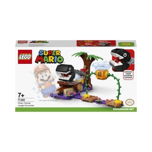 LEGO Super Mario Set de extindere. Intalnirea din jungla a lui Chain Chomp 71381, 160 piese | 5702016912463