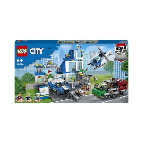 LEGO City. Sectia de politie 60316, 668 piese | 5702017161914