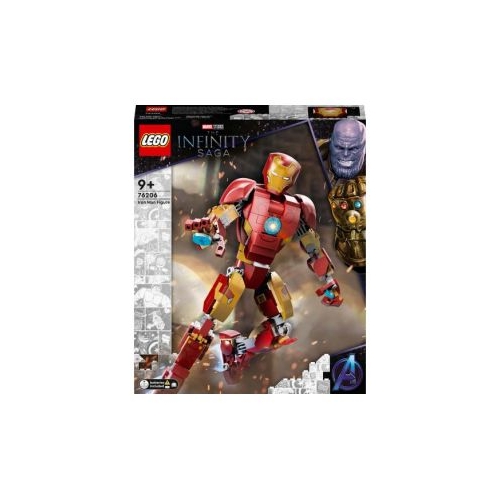 LEGO Marvel - Figurina Iron Man 76206, 381 de piese | 5702017154213