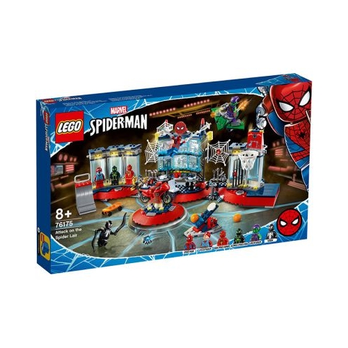 LEGO Marvel Super Heroes. Atacul asupra bazei lui Spider-Man 76175, 466 piese | 5702016912876