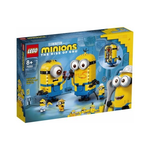 LEGO Minions. Figurine Minioni din caramizi 75551, 876 piese | 5702016619218
