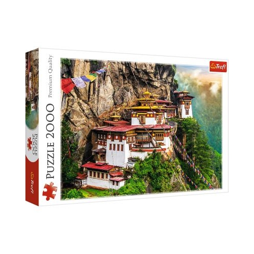 Puzzle Cuibul tigrului Bhutan, 2000 piese