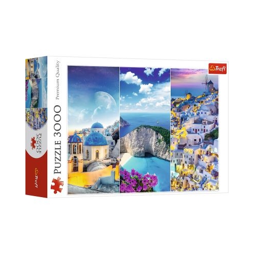 Puzzle Vacanta in Grecia, 3000 piese