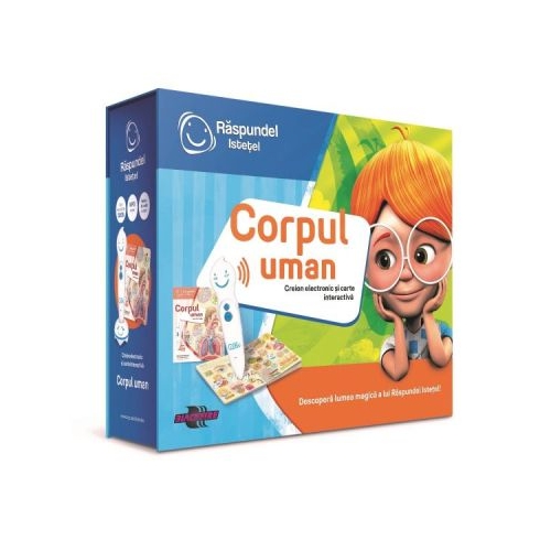 Pachet Raspundel Istetel creion si carte Corpul Uman