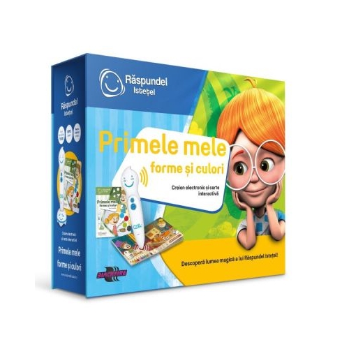 Pachet Raspundel Istetel, Creion si carte Primele mele forme si culori