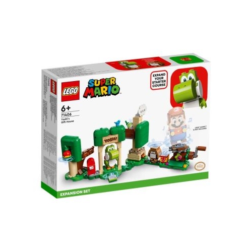 LEGO Super Mario. Set de extindere Casa cu cadouri a lui Yoshi 71406, 246 piese