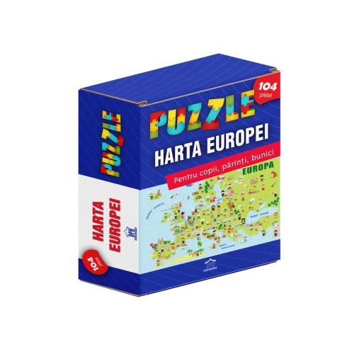 Harta Europei. Puzzle