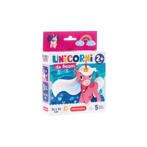 Joc educativ Puzzle Mimorello Unicorni de basm