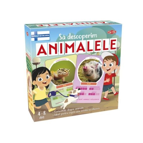 Joc educativ Sa descoperim Animalele, Tactic