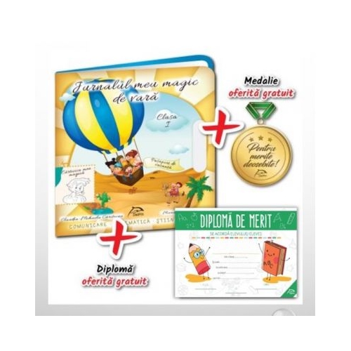Pachet Jurnalul meu magic de vara, clasa I