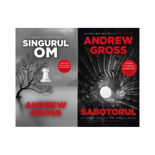 Pachet format din 2 titluri Singurul om, Sabotorul - Andrew Gross
