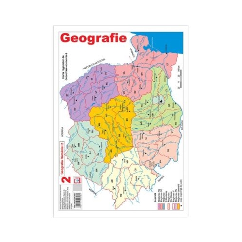 Harta Geografia Romaniei 2 - Cristina Moldovan