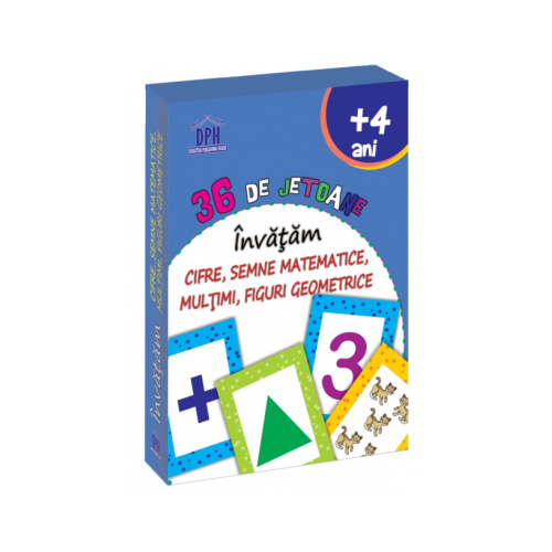 36 de Jetoane. Invatam cifre semne matematice multimi figuri geometrice Activitati extracurriculare Didactica Publishing House