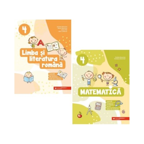 Pachet Teste de evaluare. Matematica si Limba si literatura romana clasa a 4-a - Daniela Berechet