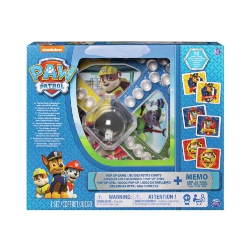 Jocul cu zaruri si Memory game Patrula Catelusilor