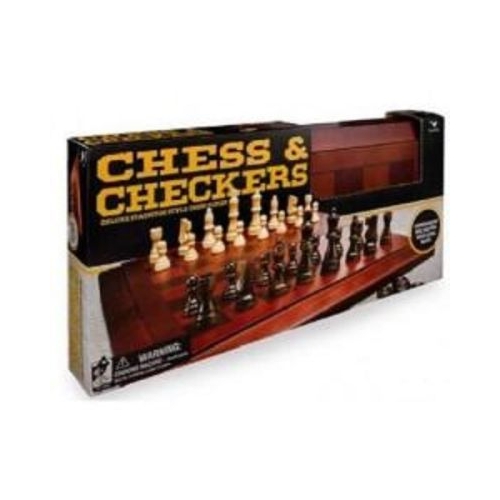 Joc Sah si Dame Deluxe din lemn