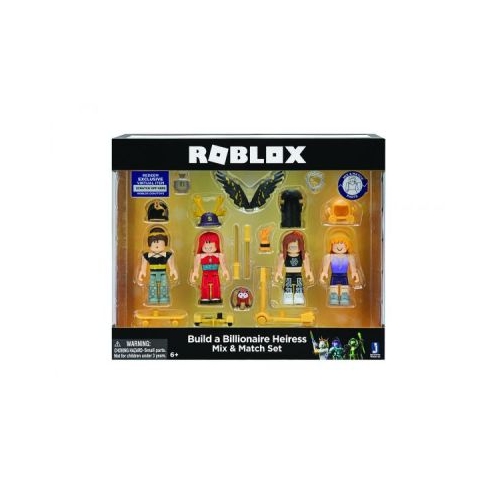 Set figurine interschimbabile blister Roblox Celebrity Roblox Build a Billionaire Heiress 4 buc.