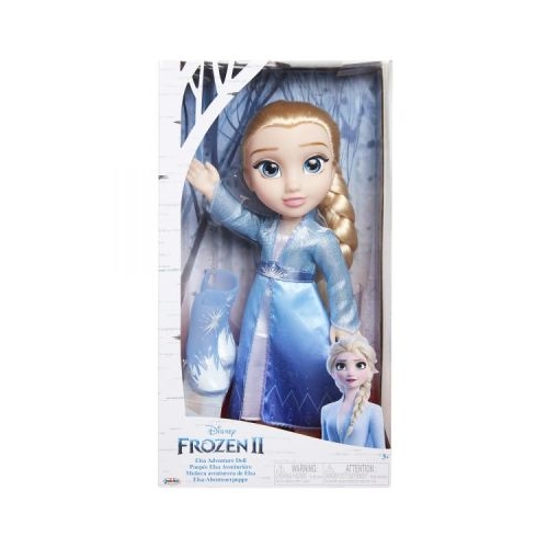 Papusa Elsa cu rochie de calatorie Disney Frozen