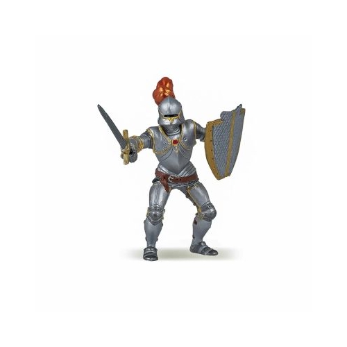 Figurina Papo cavaler in armura rosie