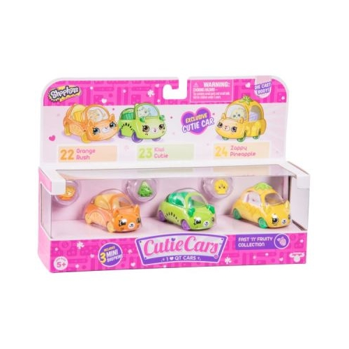 Pachet 3 masinute S2 Cutie Cars Fast N Fruity