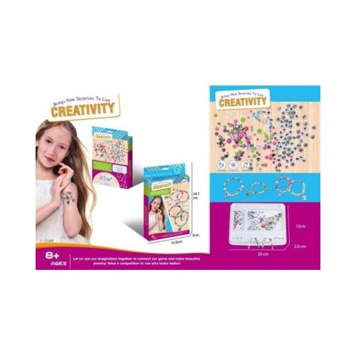 Set creativ. Bratari cu litere 2