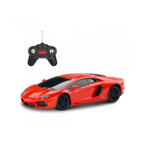 Masina cu telecomanda Lamborghini Aventador rosu scara 1 24 Rastar
