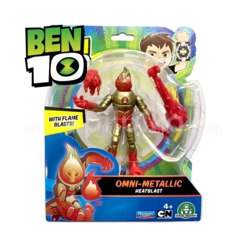 Figurina Blister Metallic Heatblast 12 cm Ben 10
