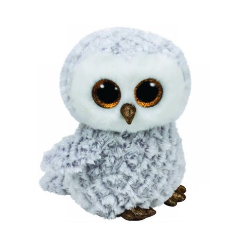 Bufnita de plus Boos Owlette Ty alba 24 cm