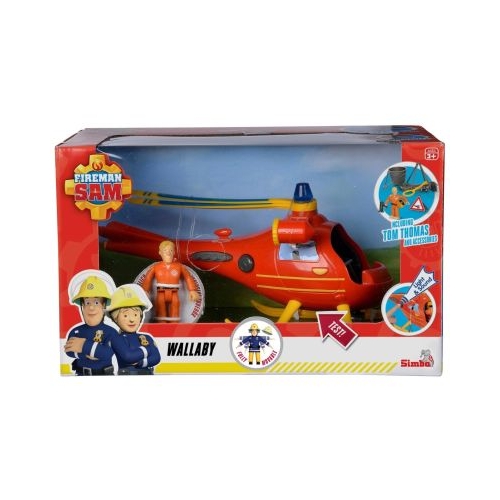 Elicopterul Wallaby si figurina Tom Thomas Pompierul Sam