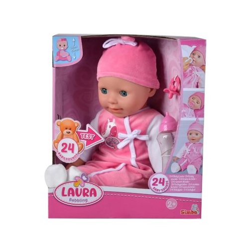 Bebelus 38 cm Laura Babbling