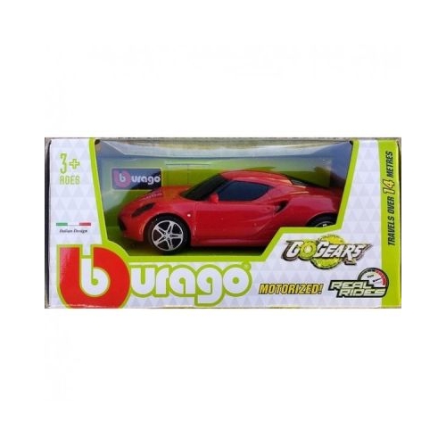 Masinuta Go Gears Real Rides 6 cm rosu Bburago