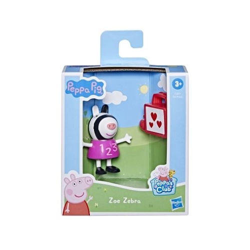 Figurina zebra Zoe Prietenii amuzanti 7 cm Peppa Pig