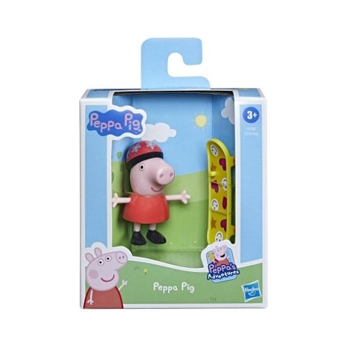 Figurina Peppa cu skateboard Prietenii amuzanti 7 cm Peppa Pig