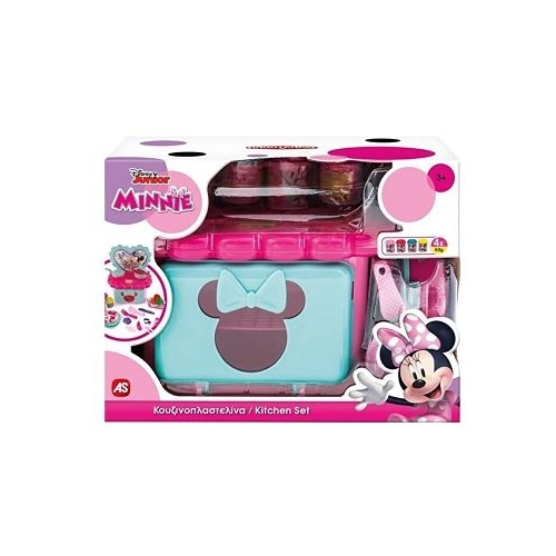 Bucataria de plastilina Minnie cu accesorii