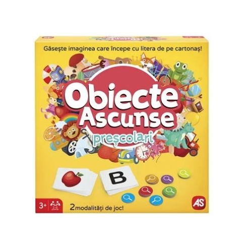 Joc obiecte ascunse pentru prescolari