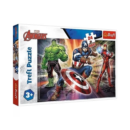 Puzzle 24 piese maxi Eroi Avengers Trefl