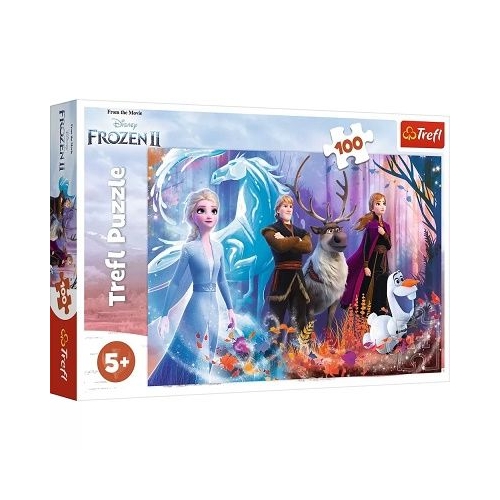 Puzzle 100 piese Frozen2 Lumea magica Trefl