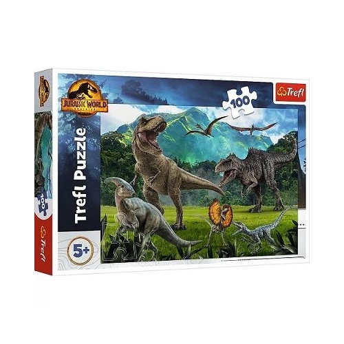 Puzzle 100 piese Jurassic World Lumea dinozaurilor Trefl