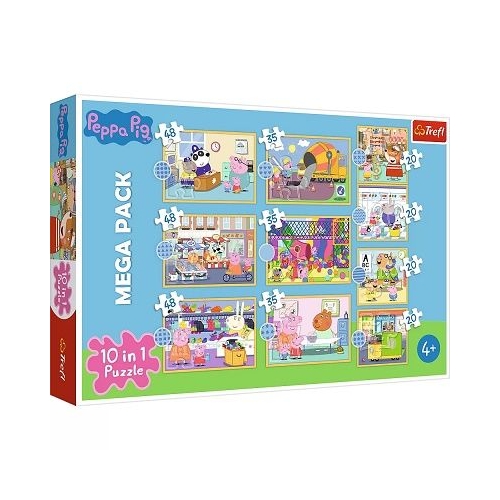 Puzzle 10in1 Intalneste-o pe Peppa Pig Trefl