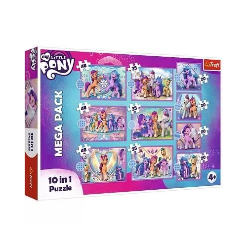 Puzzle 10in1 My little pony Poneii stralucitori Trefl