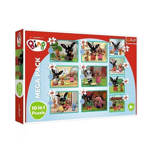 Puzzle 10in1 Bing Lumea fantastica Trefl