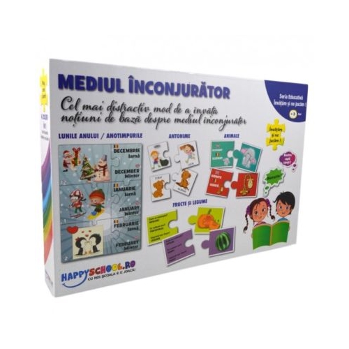 Joc 4 In 1 Mediul Inconjurator. Invatam si ne distram