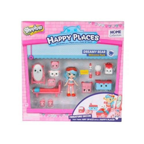 Pachet Kit-ul de bun-venit Shopkins Happy Places Dreamy Bear