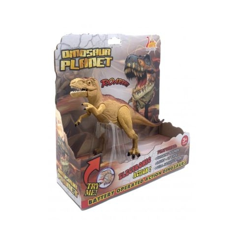 Dinozaur cu lumini si sunete Tyrannosaurus Rex maro 24. 5 cm