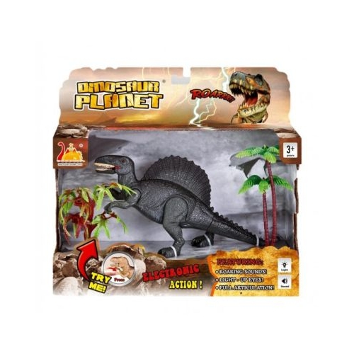 Dinozaur cu lumini si sunete Spinosaurus 22 cm